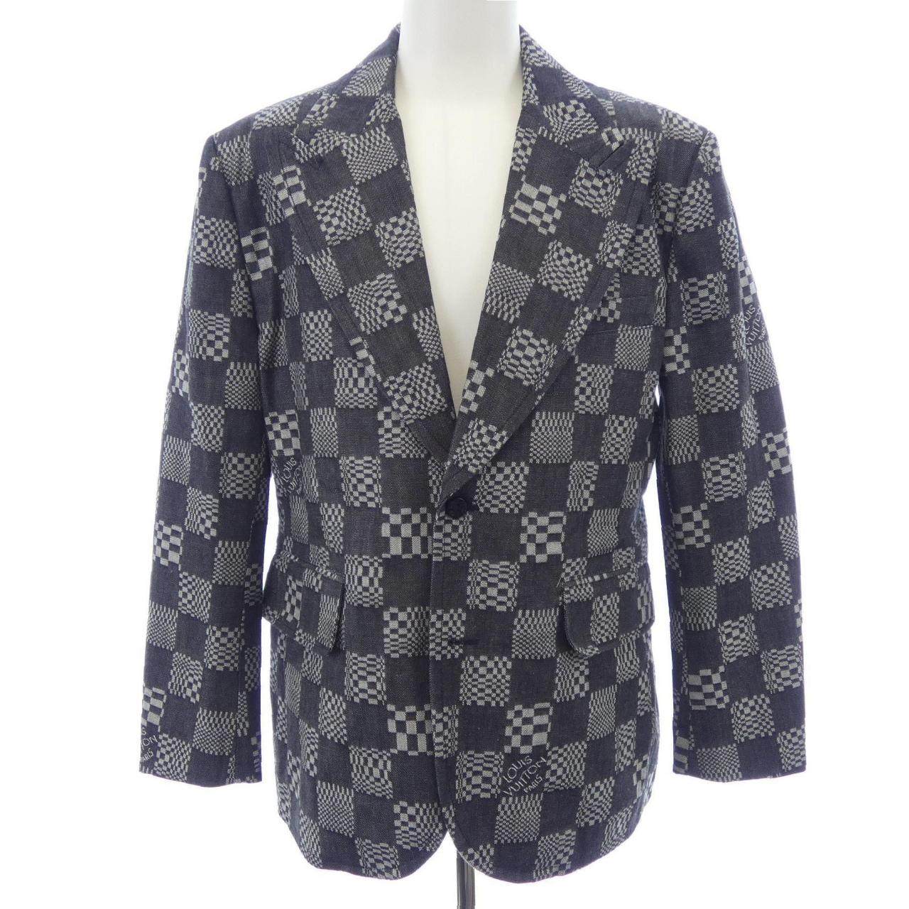 ルイヴィトン 70Sディストーテッドダミエ デニムジャケット