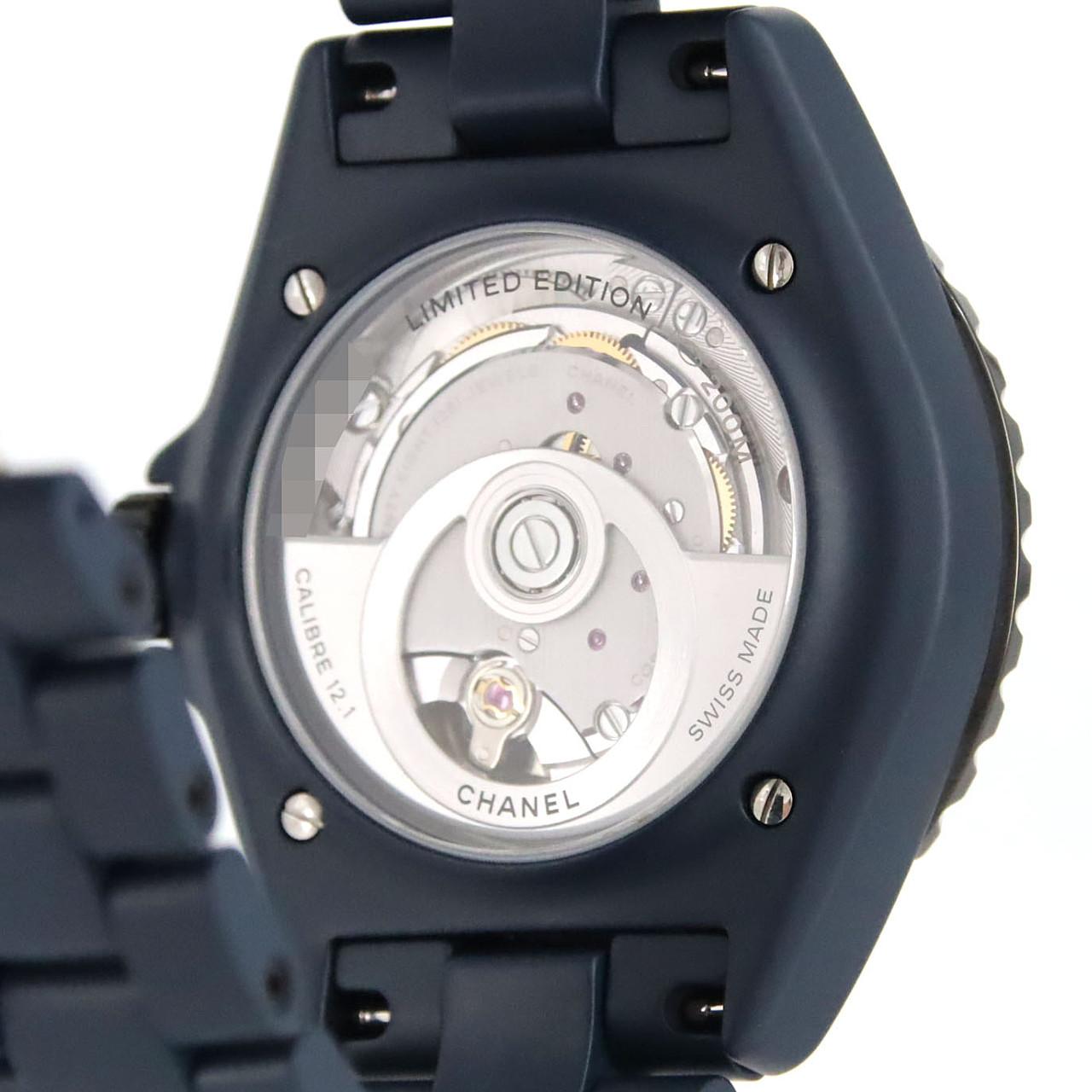 シャネル J12 BLEU セラミック 自動巻