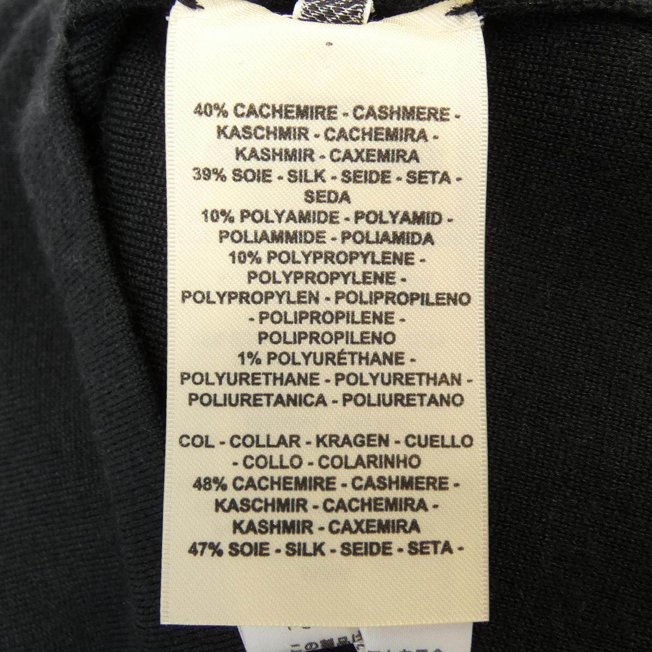 エルメス CLIQUETIS カシミヤ混ワンピース38