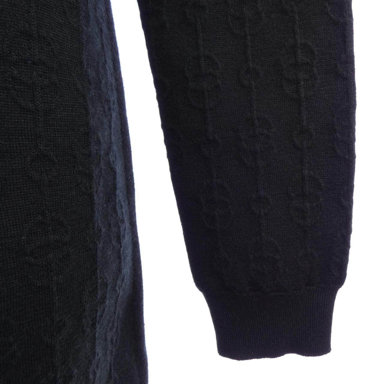エルメス CLIQUETIS カシミヤ混ワンピース38