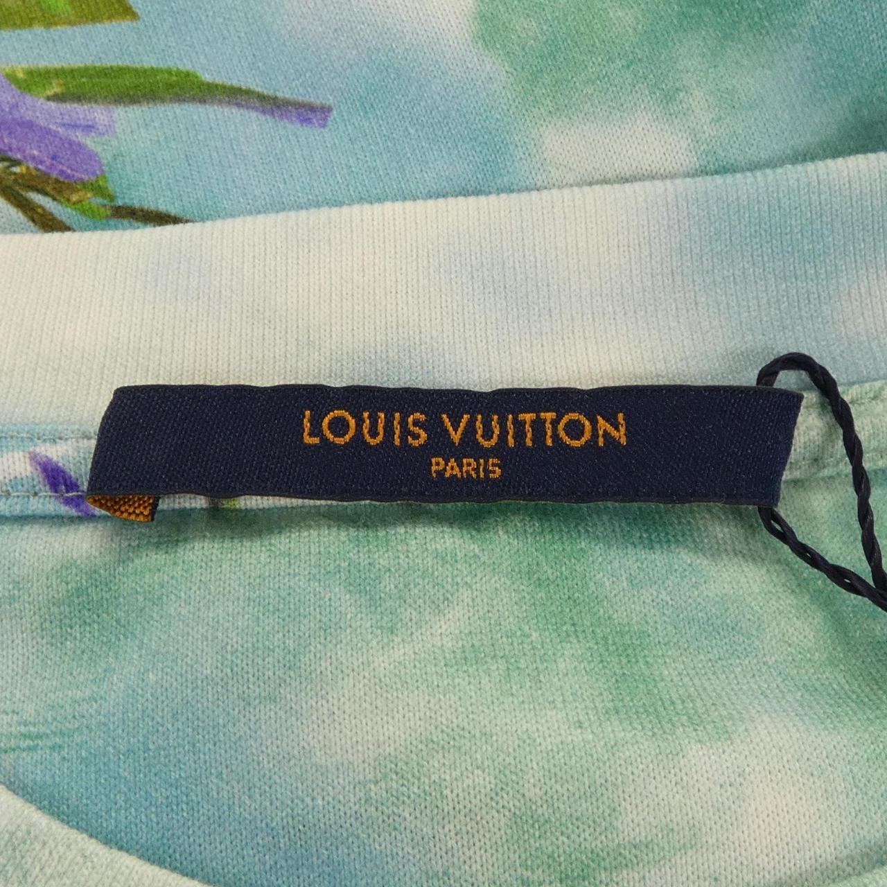 ルイヴィトン エンブロイダリーフラワー コットンTシャツ