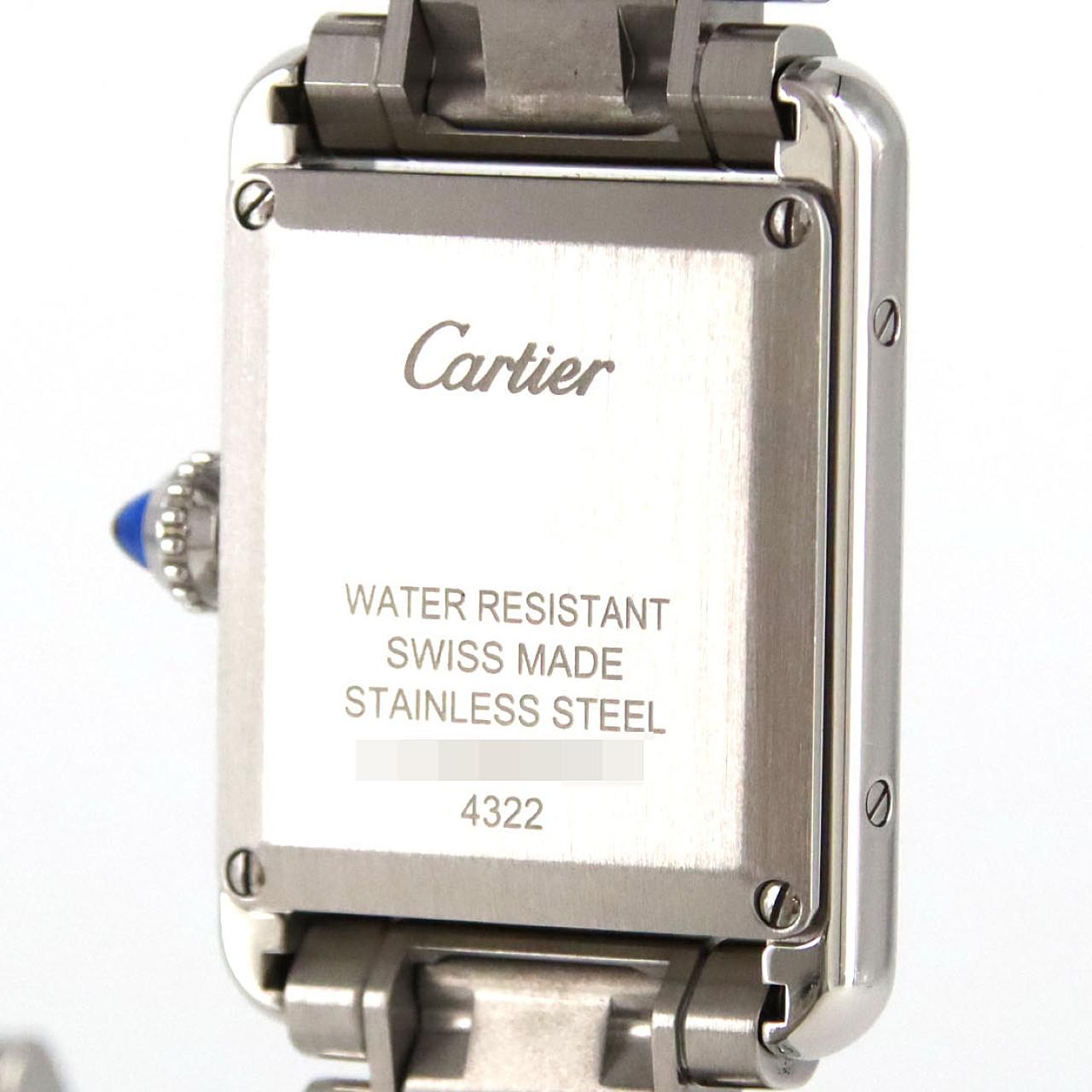 カルティエ タンクマスト ステンレススチール レディース