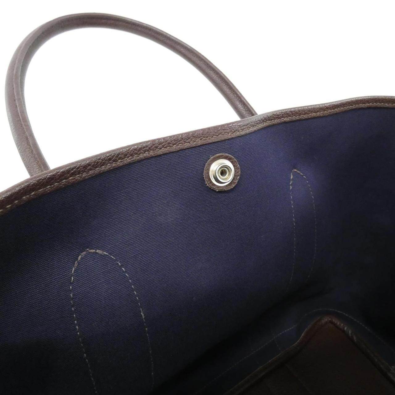 エルメス ガーデンパーティ36 トワルオフィシエ ブッフルスキッパー トートバッグ