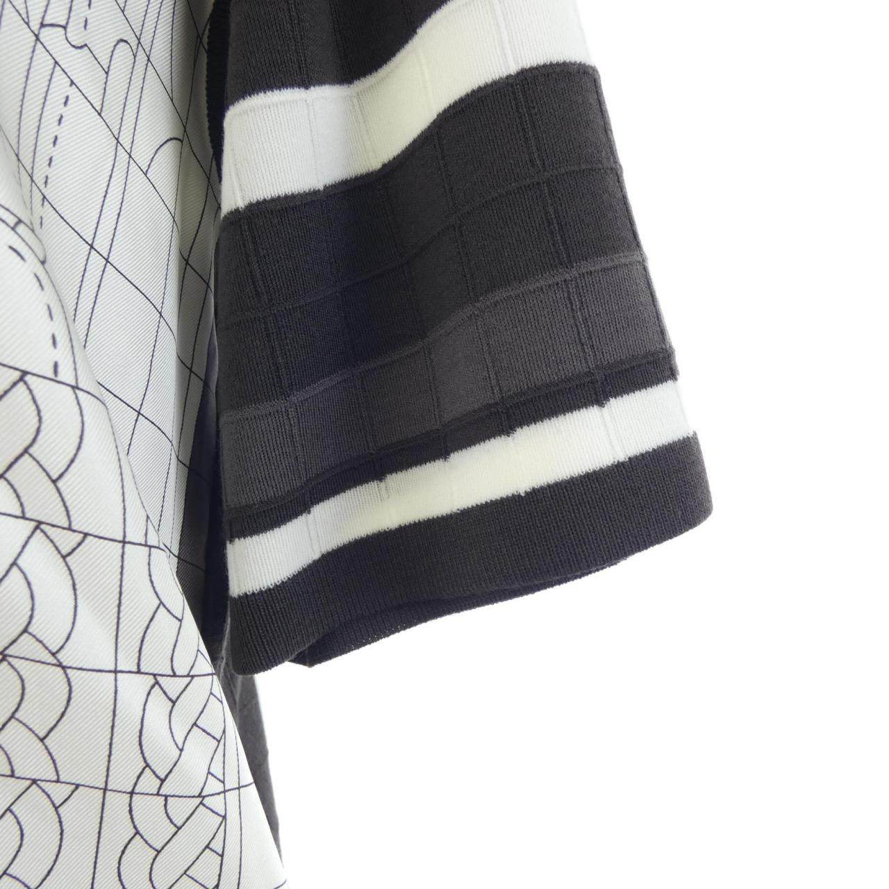 エルメス MAILLE QUADRILL シルクトップス