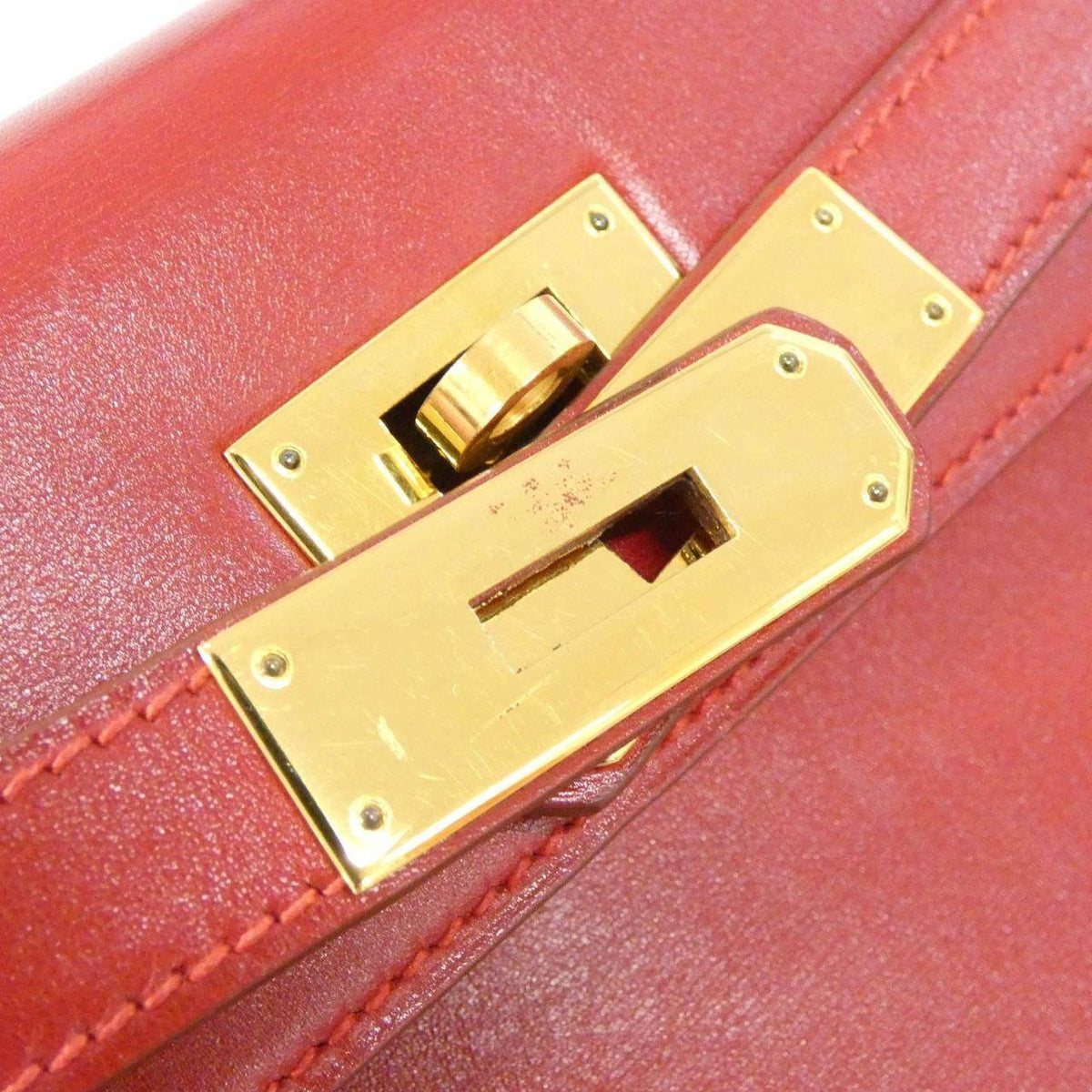 エルメス ケリー28 ボックスカーフ バッグ