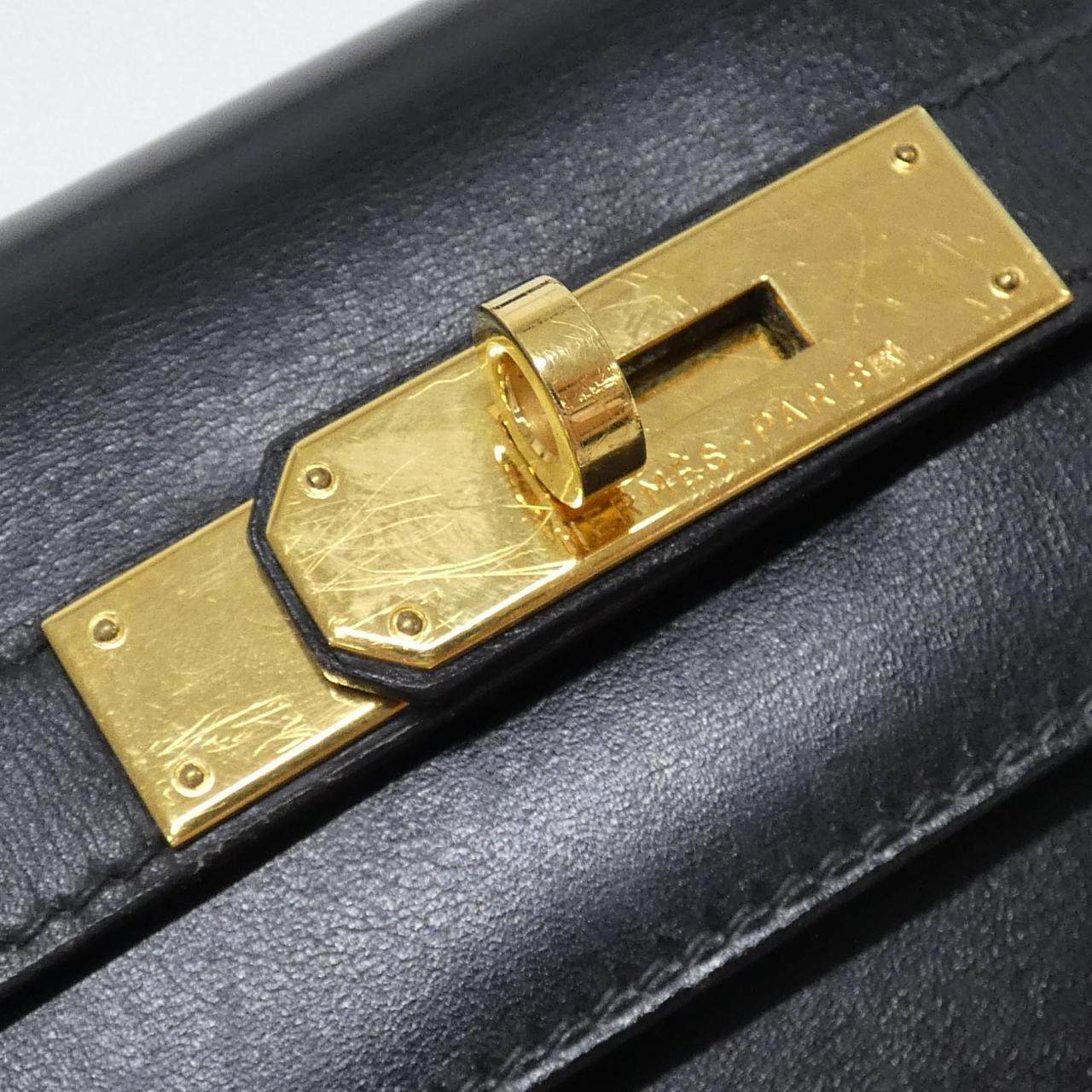 エルメス ケリー28 ボックスカーフ バッグ