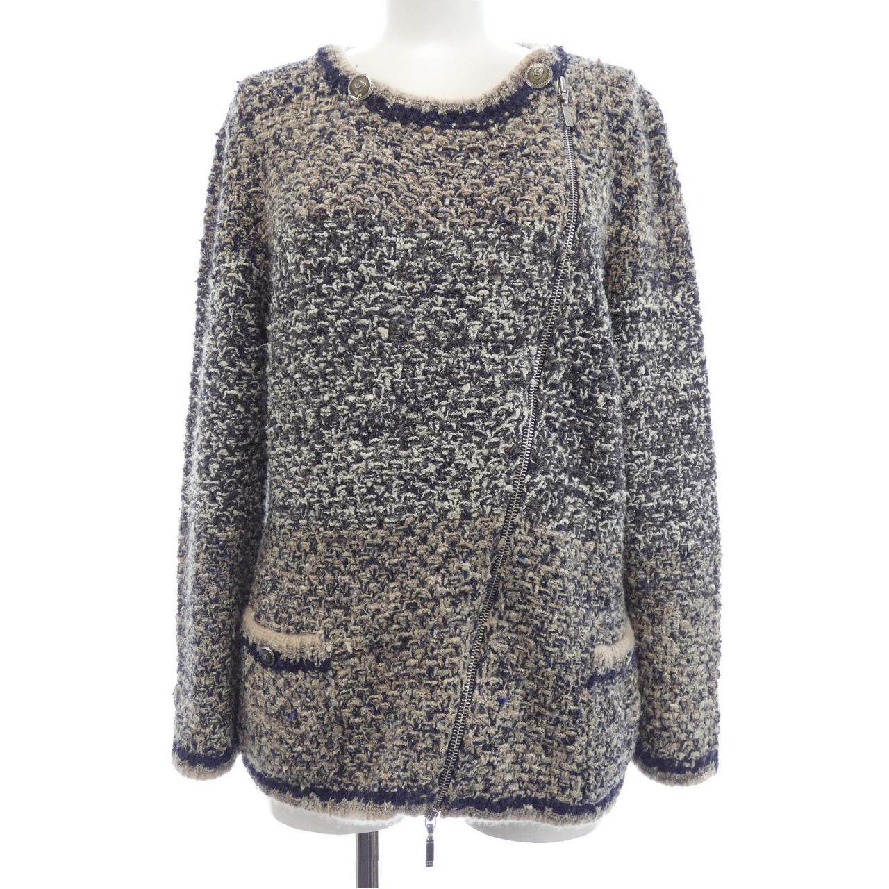 シャネル カシミヤ混カーディガン