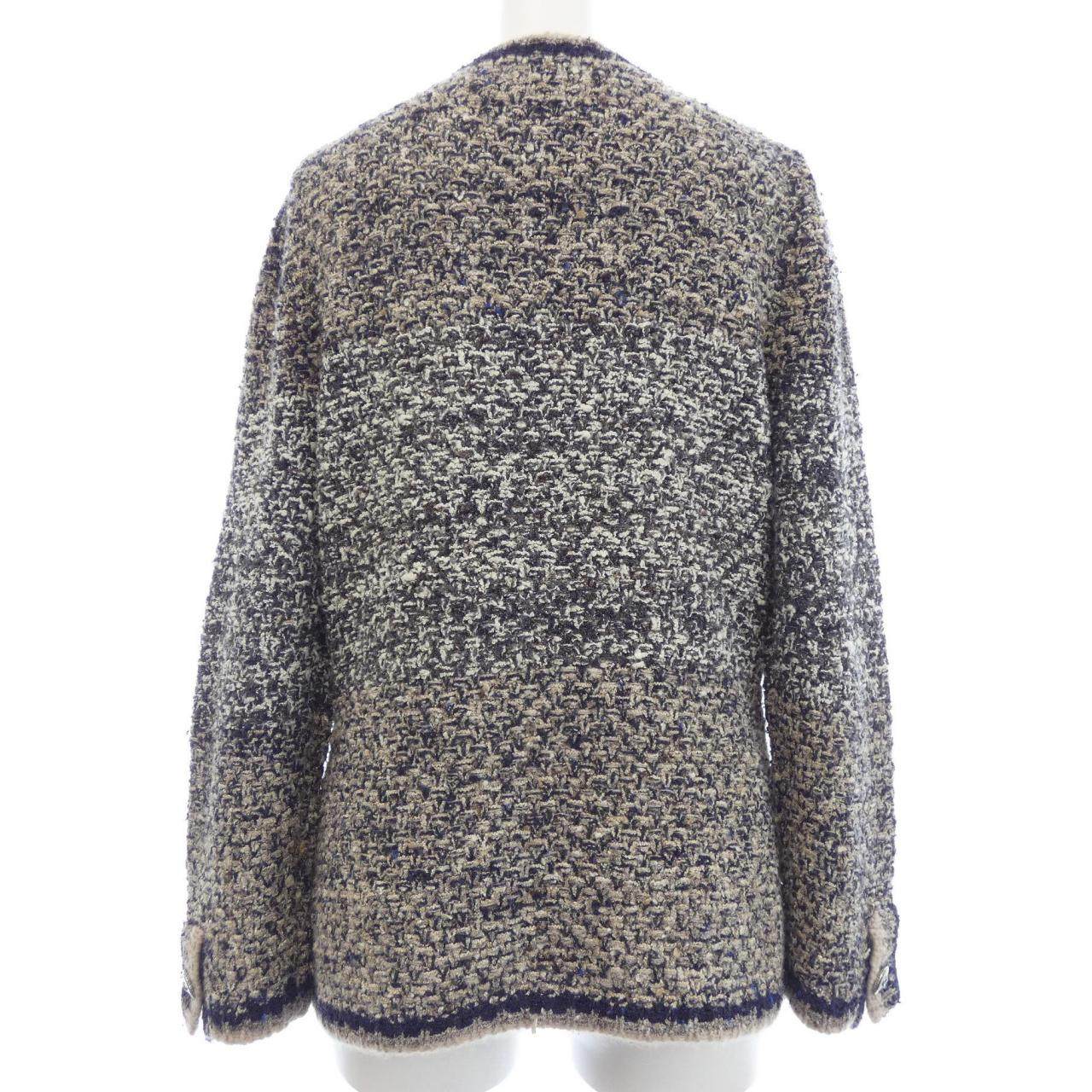 シャネル カシミヤ混カーディガン