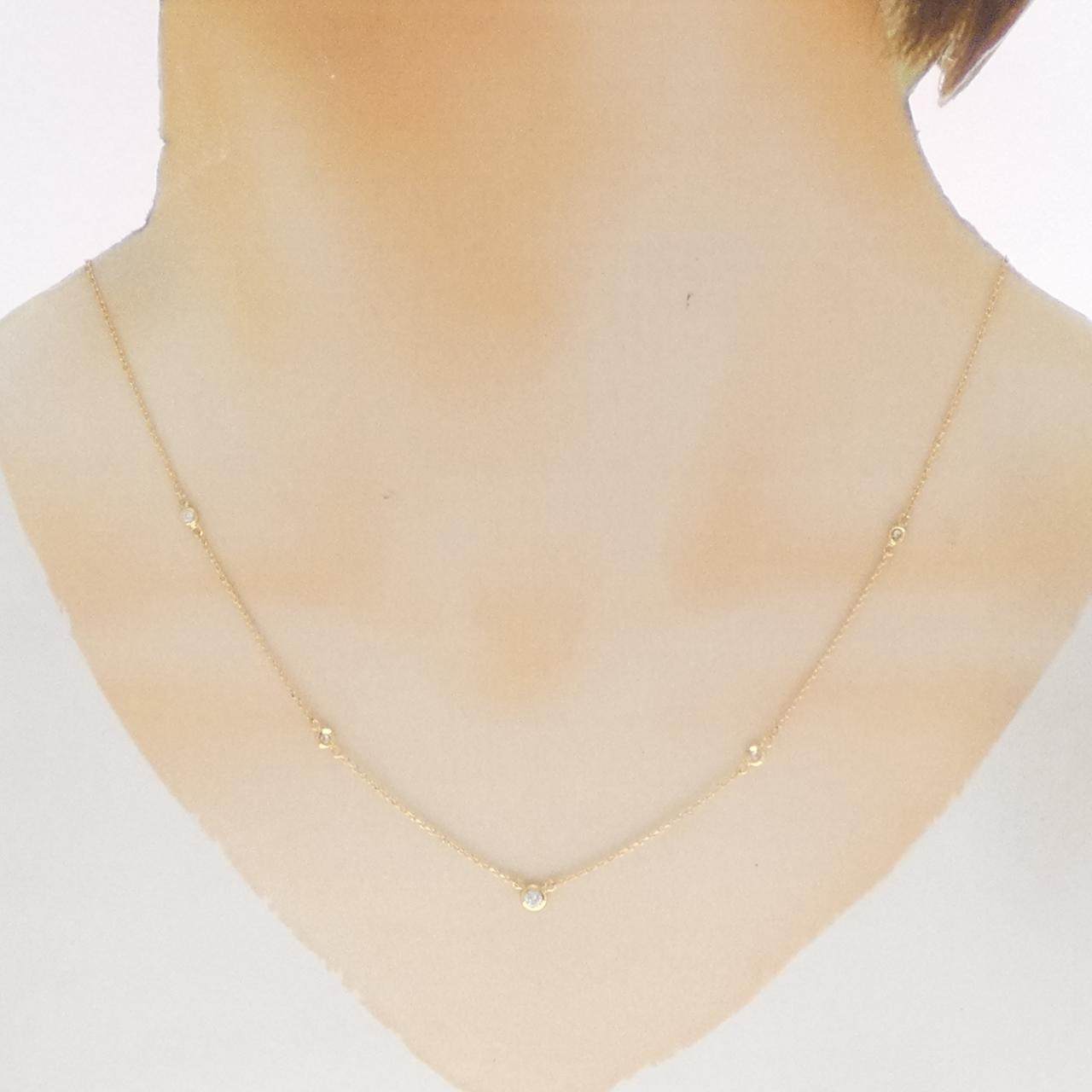 K18 ダイヤモンドネックレス