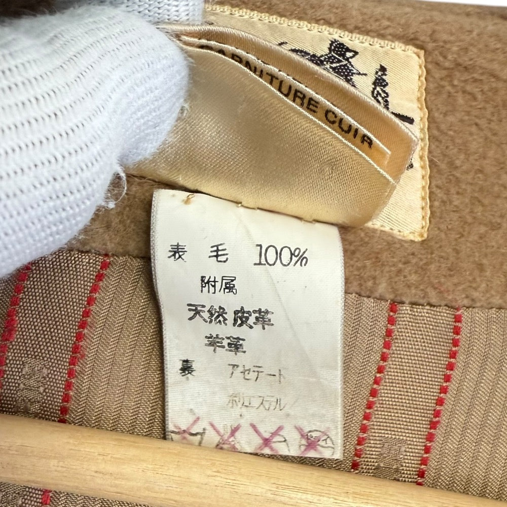 エルメス グレナン ダッフル コート キャメル