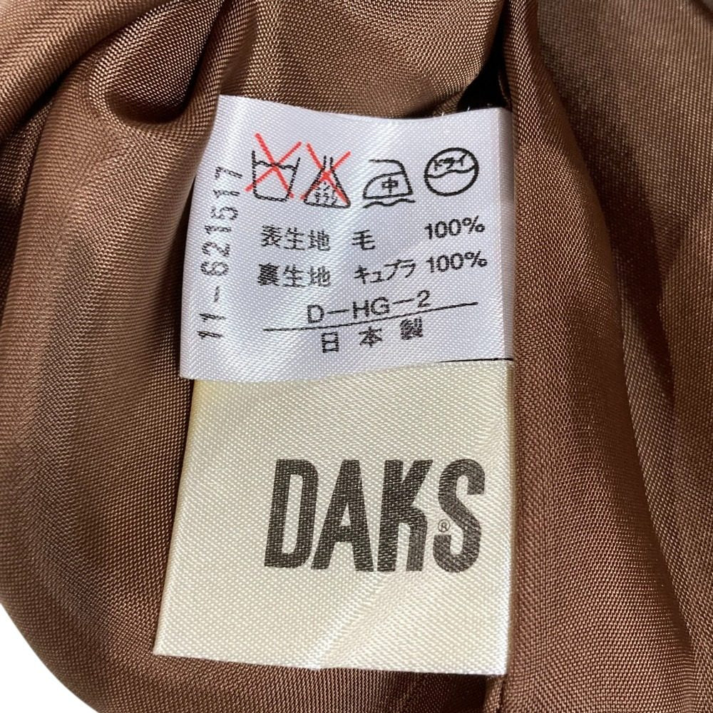 DAKS ヘリンボーン ノー カラー セットアップ