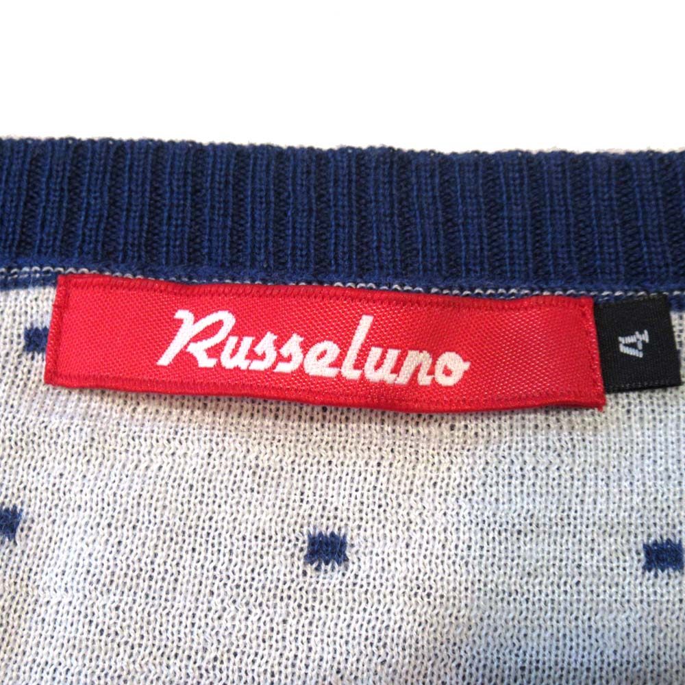 Russeluno スカル ノルディック ニット セーター