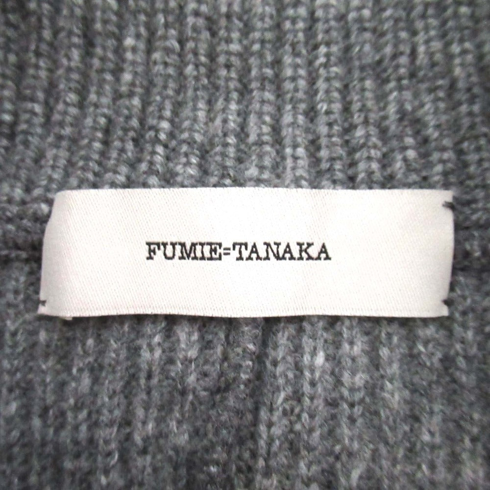 FUMIE TANAKA オーバー ニット ジャケット カーディガン