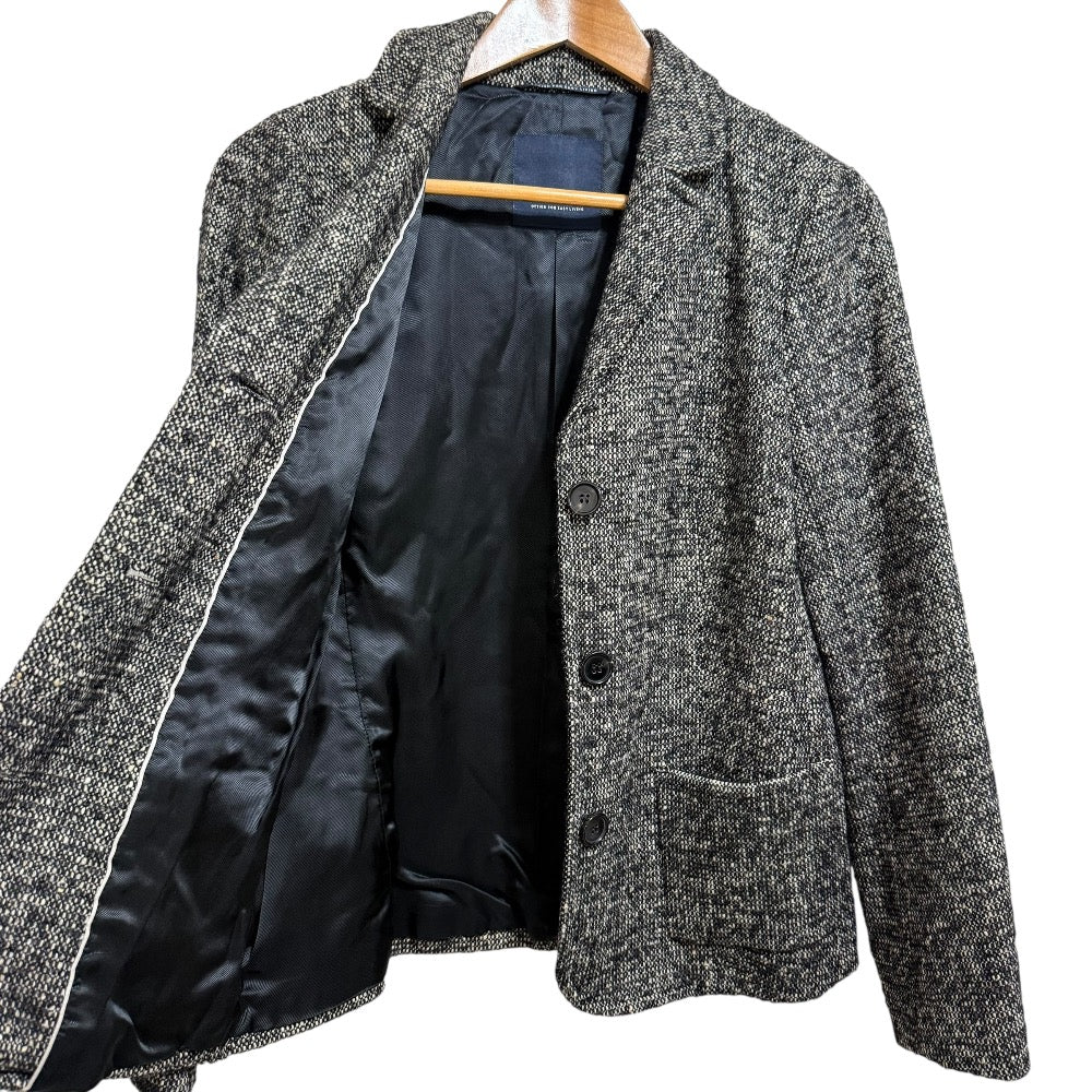 S Max Mara モヘア アルパカ ブレンド テーラード ジャケット