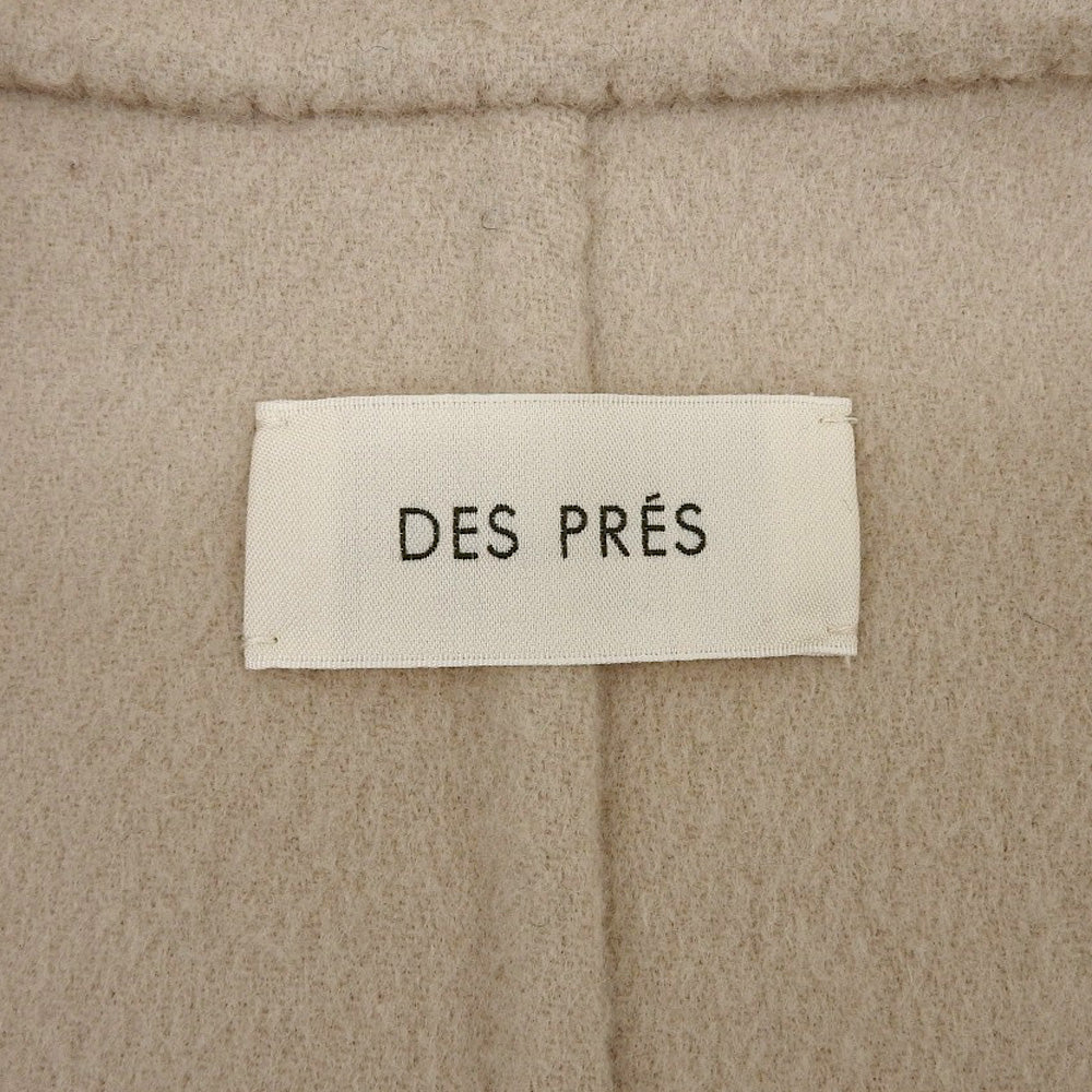 DES PRES ダブル フェイス メルトン ビーバー コート