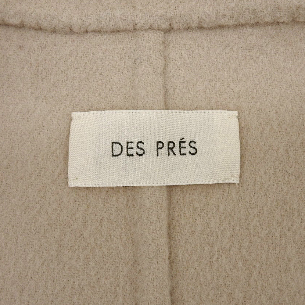 DES PRES ダブル フェイス メルトン ビーバー コート