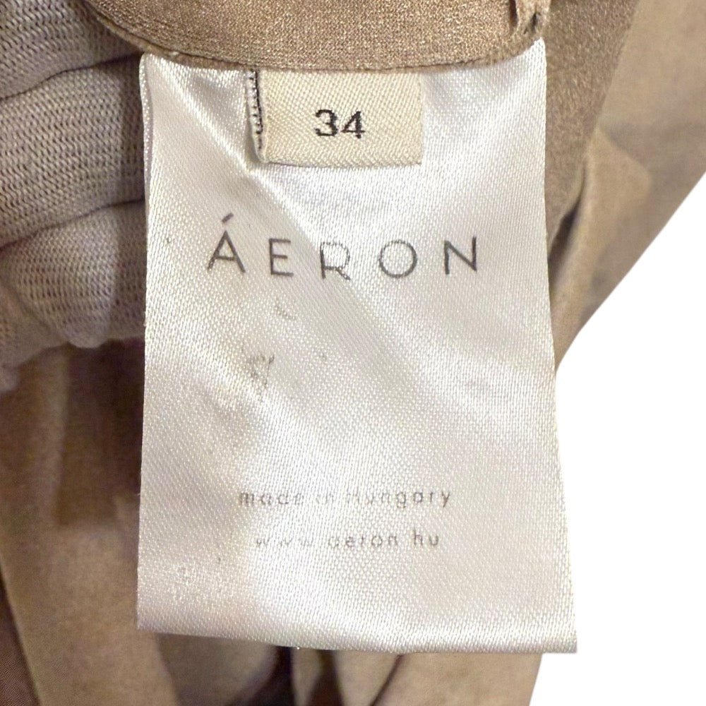 AERON マキシ アシンメトリー ドレス