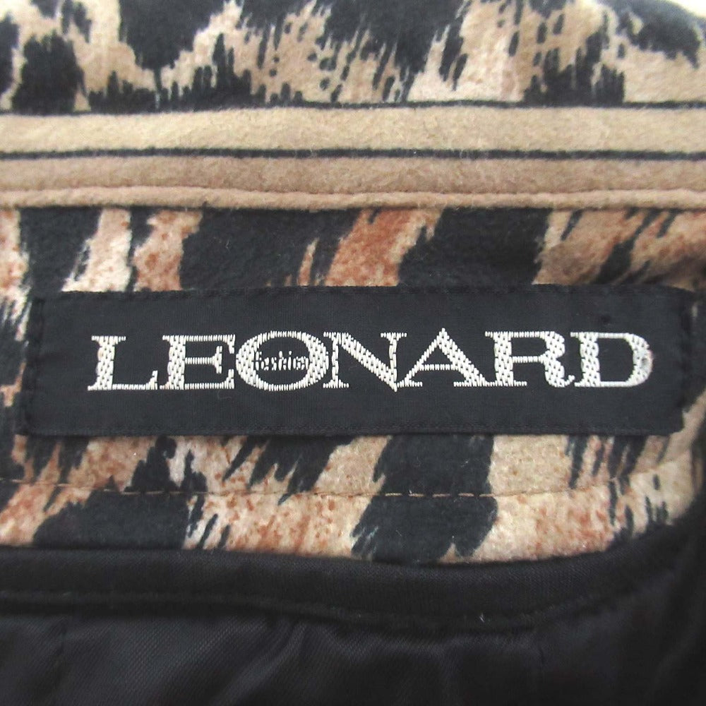 LEONARD FASHION レオパード ジャケット