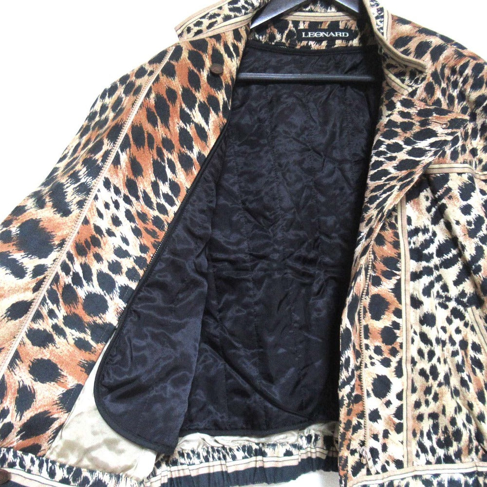 LEONARD FASHION レオパード ジャケット