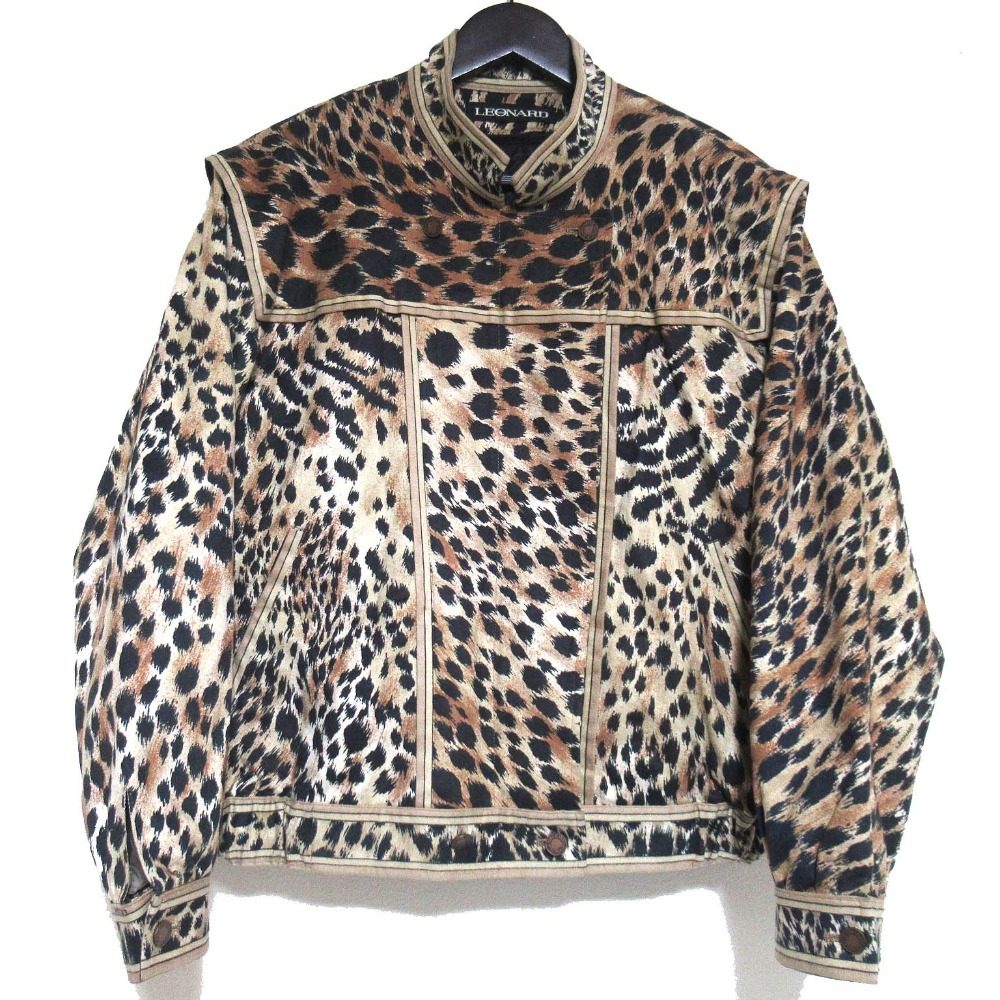 LEONARD FASHION レオパード ジャケット
