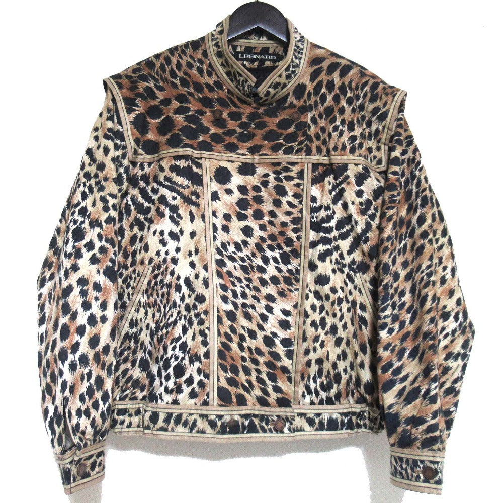 LEONARD FASHION レオパード ジャケット