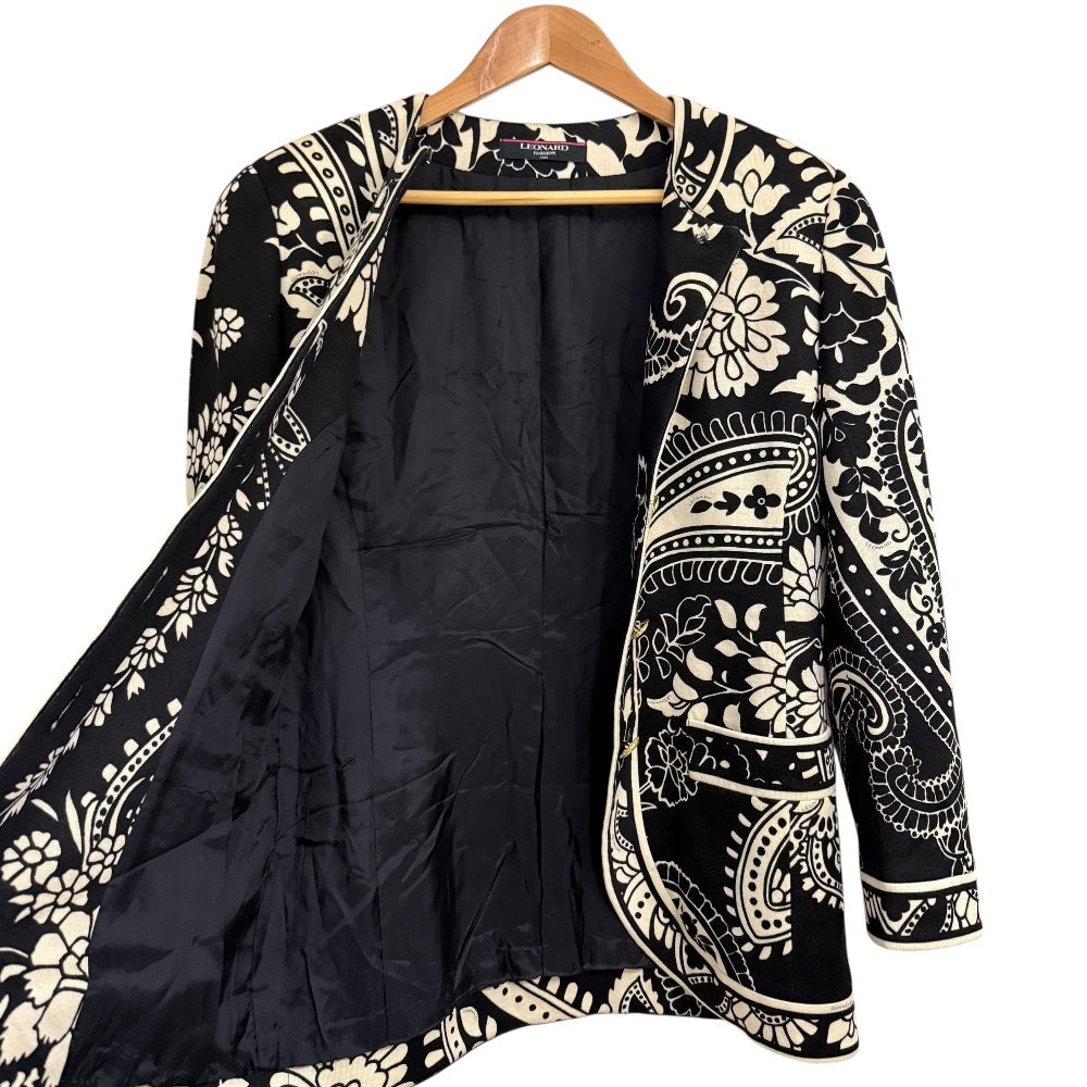 LEONARD FASHION ノー カラー ジャケット