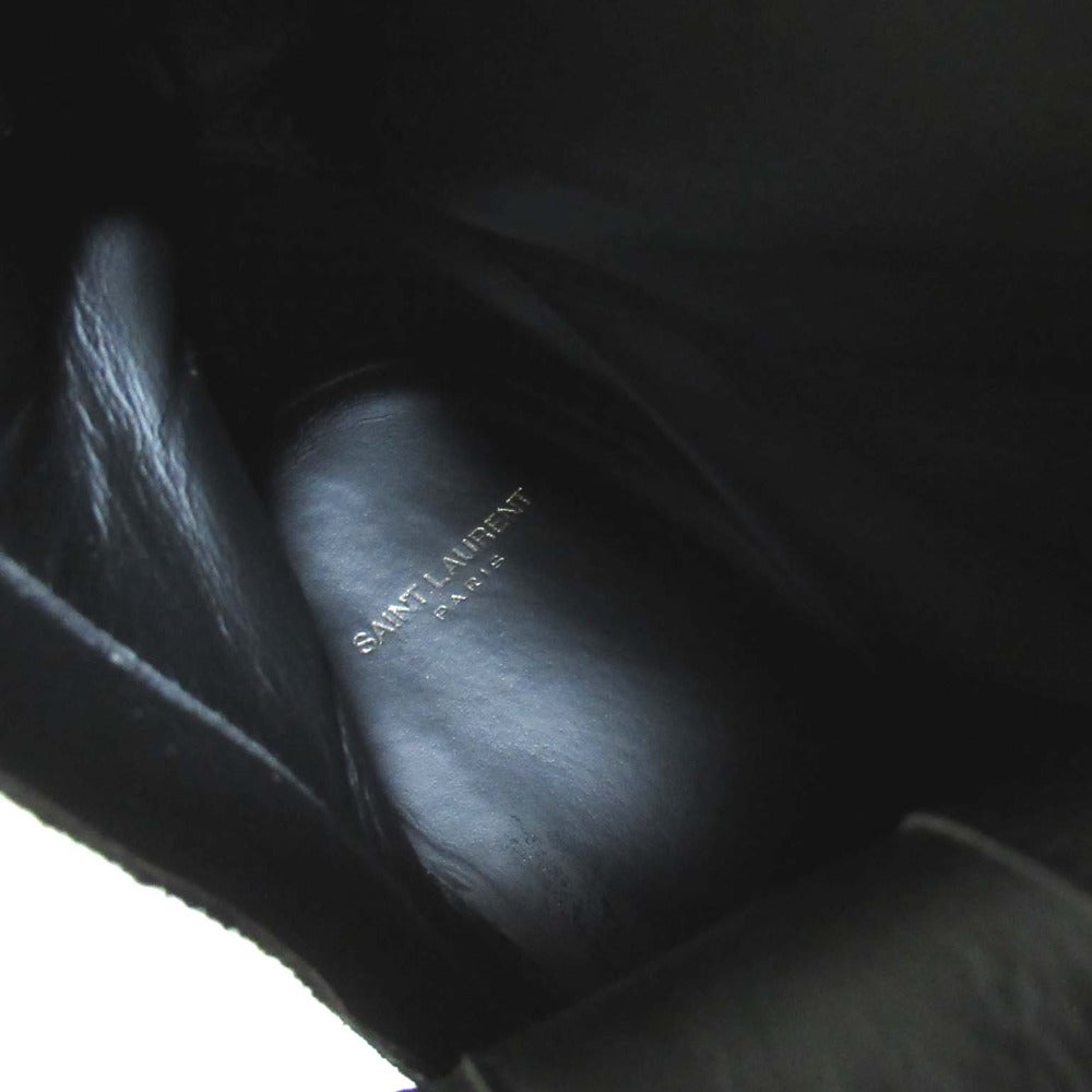 サンローラン パリ ワイアット スエード ショートブーツ