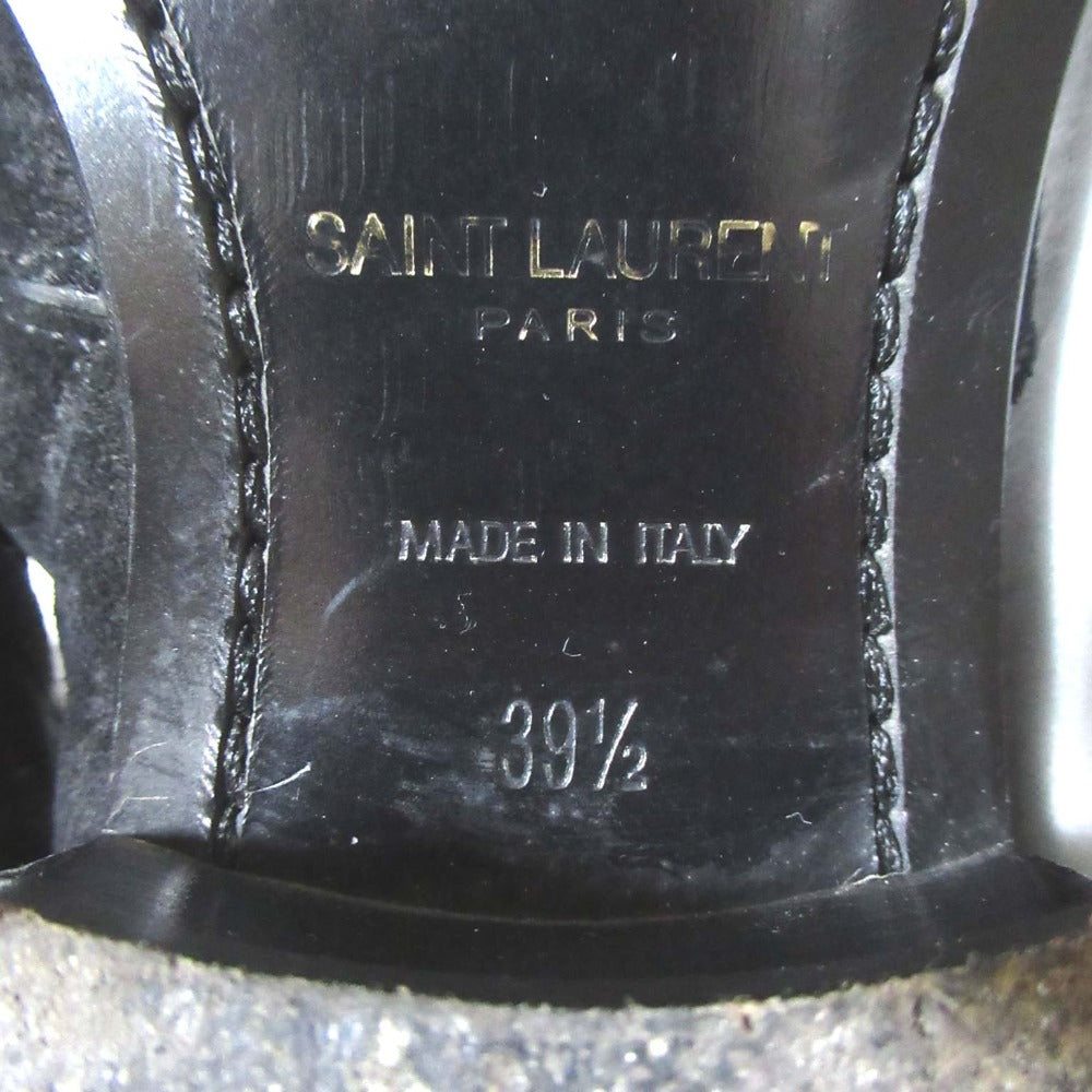 サンローラン パリ ワイアット スエード ショートブーツ