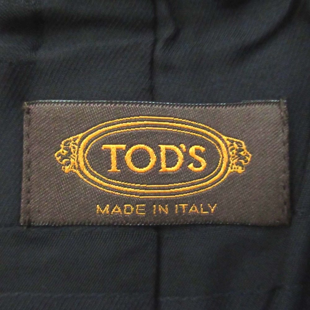 トッズ スエードラムレザー トレンチコート