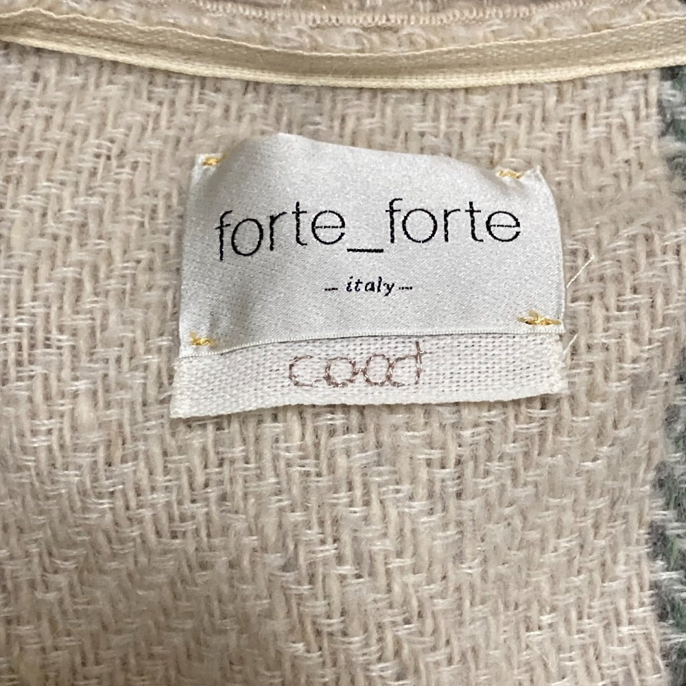 フォルテフォルテ ウールロングコート