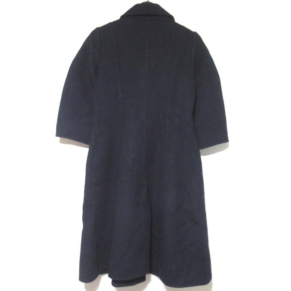 フォクシーブティック カシミヤ100%ダブルブレストロングコート