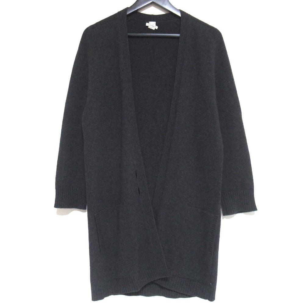 エルメス カシミヤロングニットカーディガン36