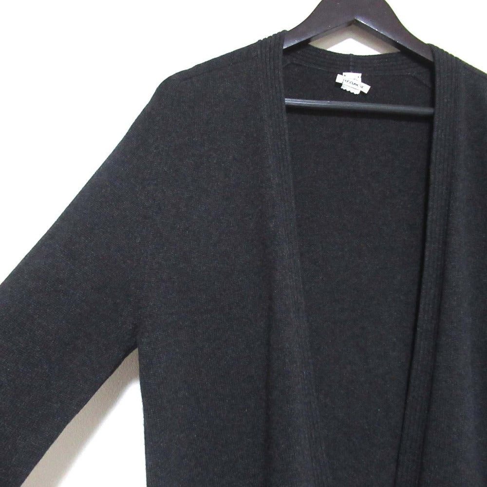 エルメス カシミヤロングニットカーディガン36