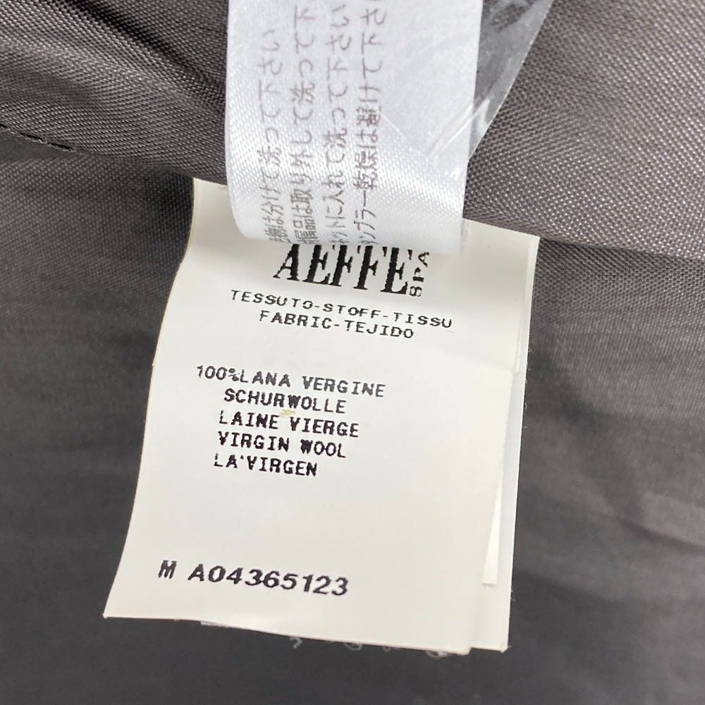 アルベルタフェレッティ スパンコールベルトウールノーカラーコート