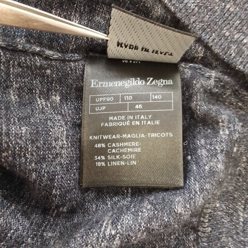 エルメネジルドゼニア カシミヤシルクニットセーター