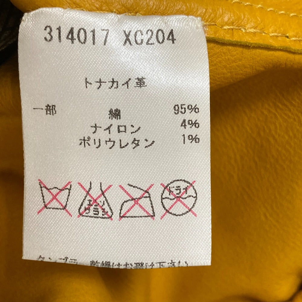グッチ レインディアレザー シングルライダースジャケット