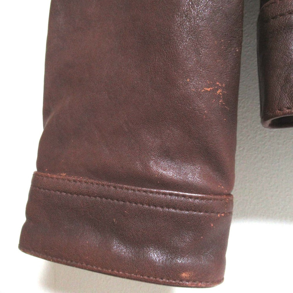 アヴィレックス OLD TIMES LEATHER WORK JACKET ラムレザージャケット
