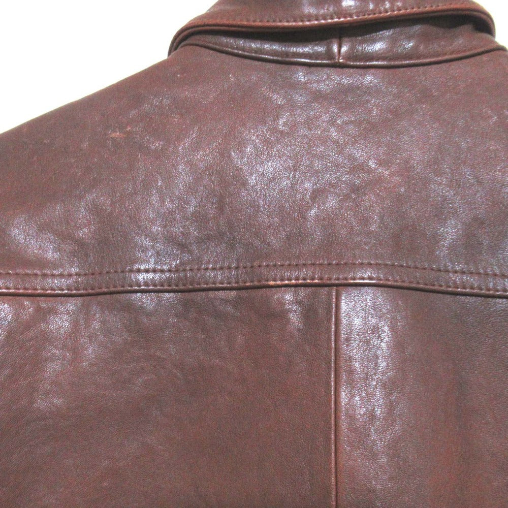 アヴィレックス OLD TIMES LEATHER WORK JACKET ラムレザージャケット