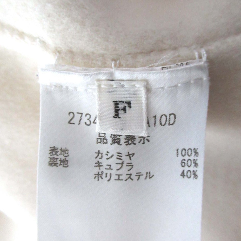 フォクシー カシミヤオープンフロントフーデッドコート