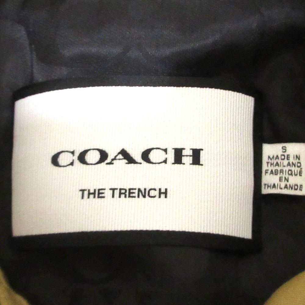 コーチ THE TRENCH レザー トレンチコート