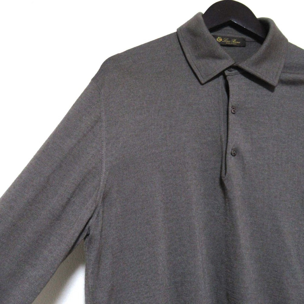 ロロピアーナ カシミヤシルクニットポロシャツ