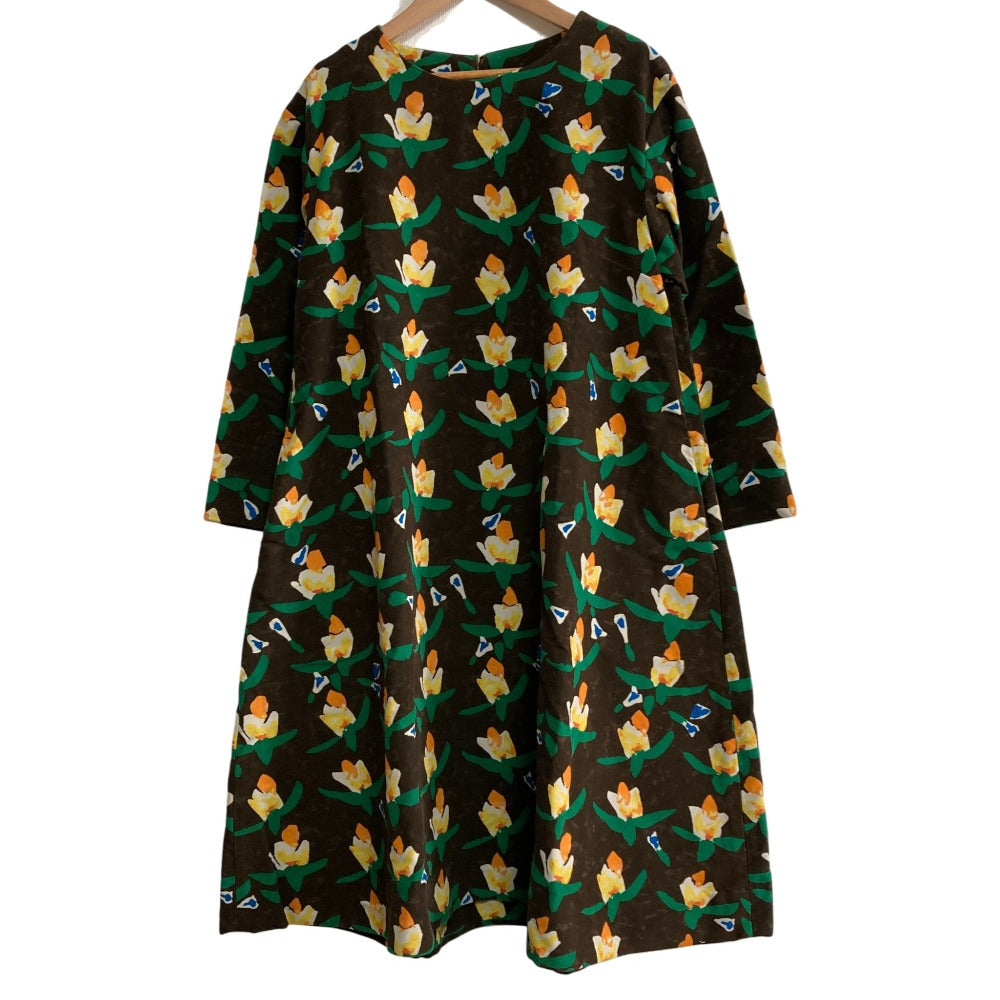 フォーティファイブアール Light Molle Color Lily Print ワンピース