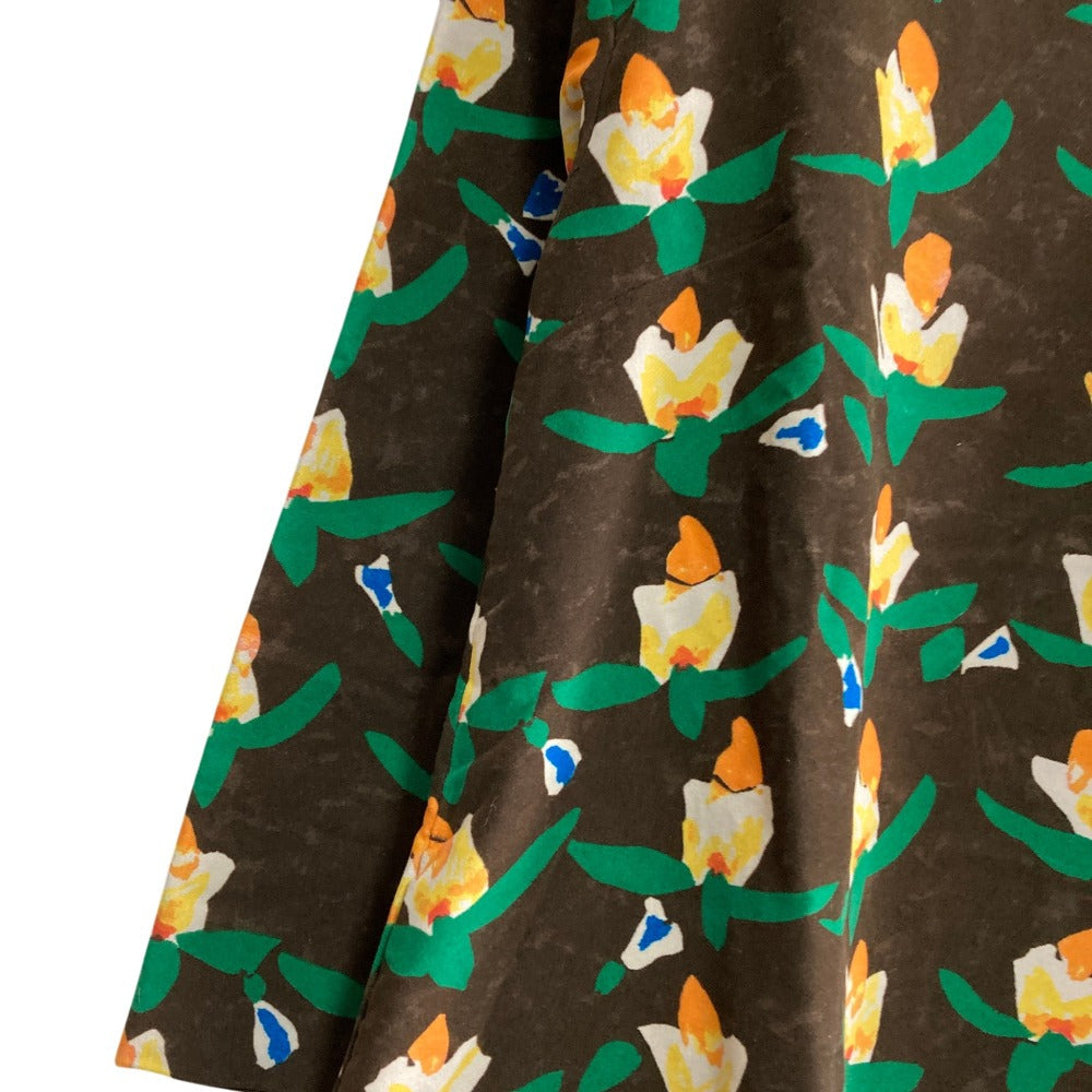 フォーティファイブアール Light Molle Color Lily Print ワンピース
