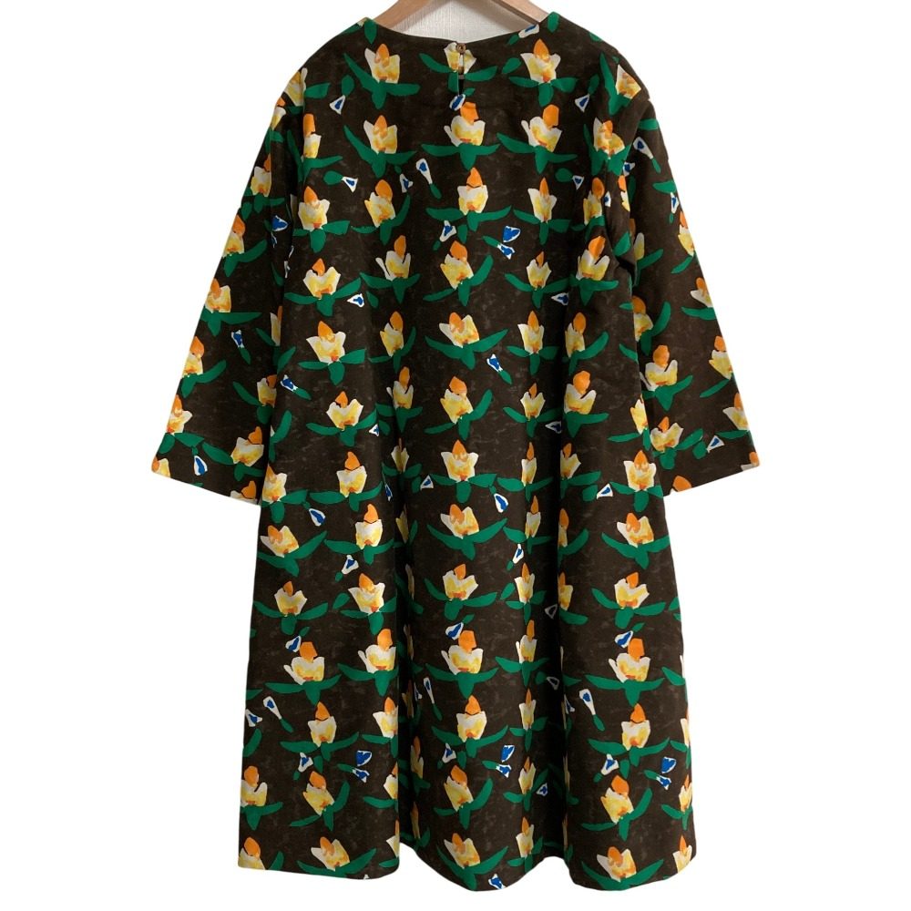 フォーティファイブアール Light Molle Color Lily Print ワンピース