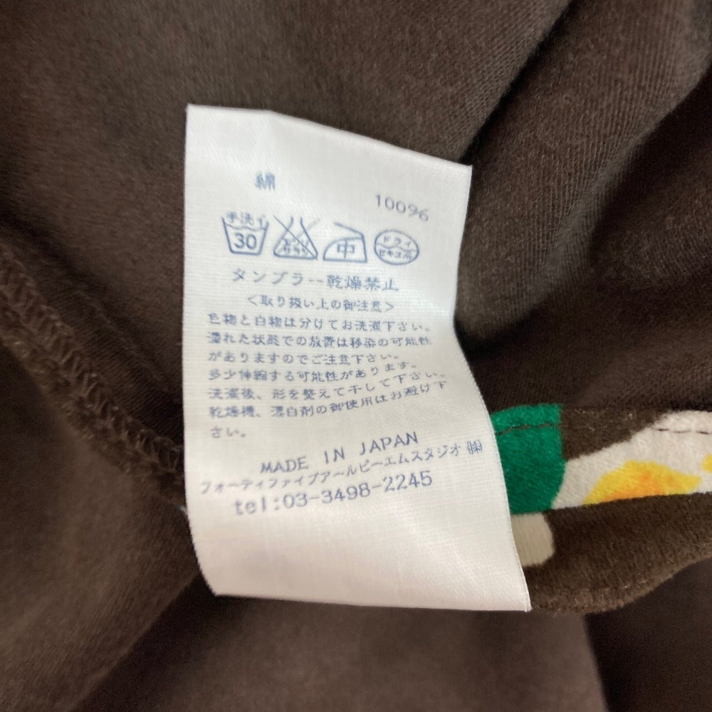 フォーティファイブアール Light Molle Color Lily Print ワンピース