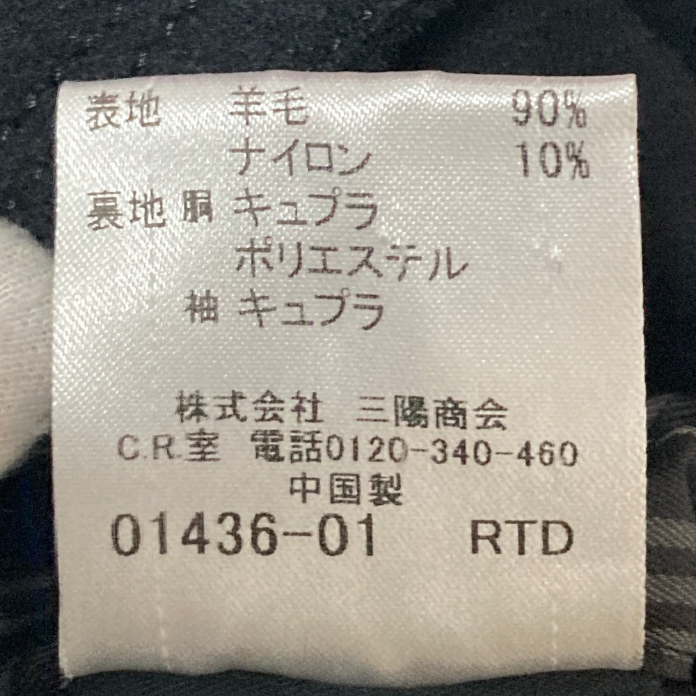バーバリーブラックレーベル ウールシングルトレンチコート
