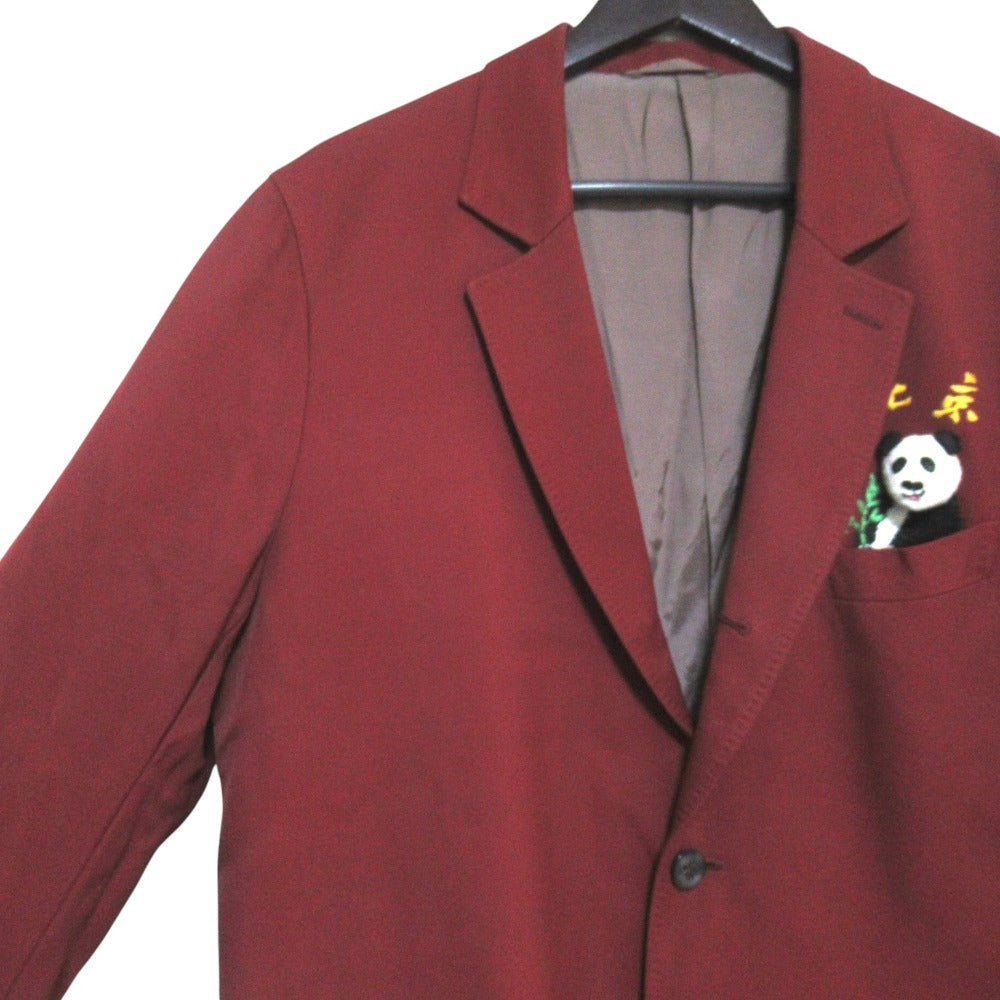 ダブレット PUPPET ANIMAL EMBROIDERY ウール混テーラードジャケット