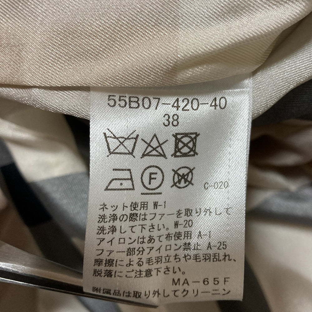 ブルーレーベルクレストブリッジ ファインウールスタンドカラーコート