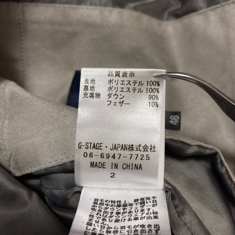 ジーステージ ヌバック調スエードダウンベスト