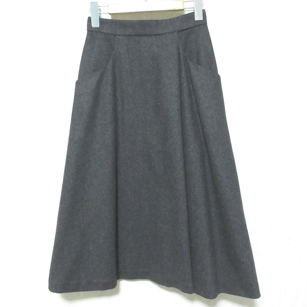 エルメス ウールカシミヤスカート